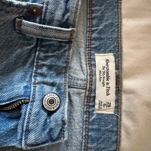 Abercrombie & Fitch Light Blue Wash Straight Jeans
